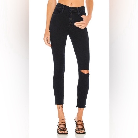 Mother The Pixie Ankle Fray jeans Holding Hands Tightly 30 - Picture 1 of 16